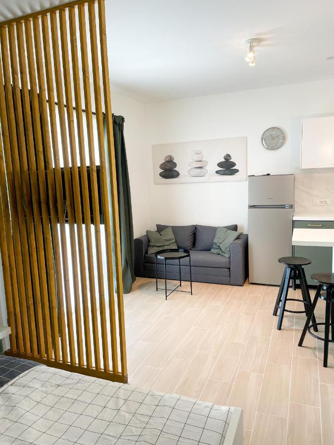 Modern Studio Overlooking Downtown Makarska Eksteriør billede